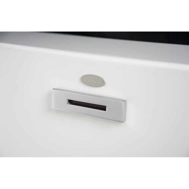 Comfort Linea 60" White Acrylic Alcove Soaking Bathtub