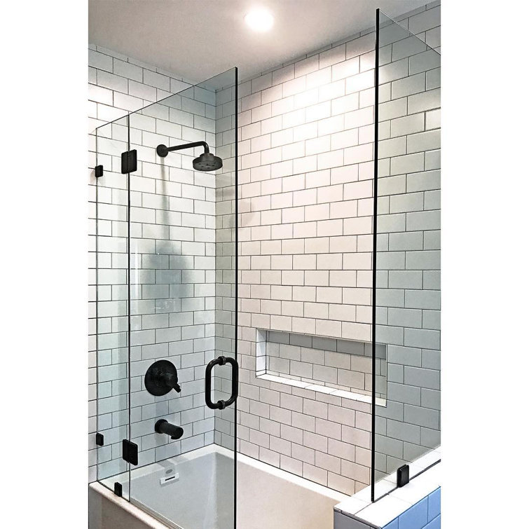 Comfort Linea 60" White Acrylic Alcove Soaking Bathtub