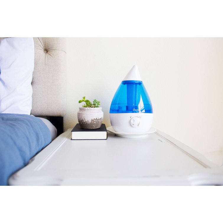 Blue and White Ultrasonic Cool Mist Humidifier with 1 Gallon Tank