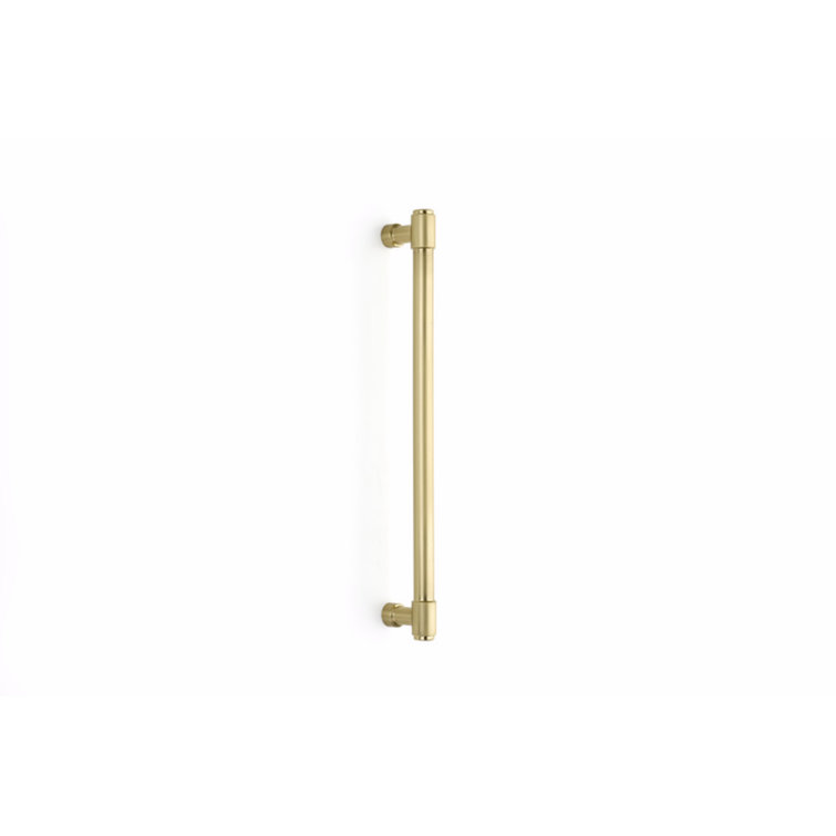 Satin Brass 18" Modern Industrial Appliance Pull