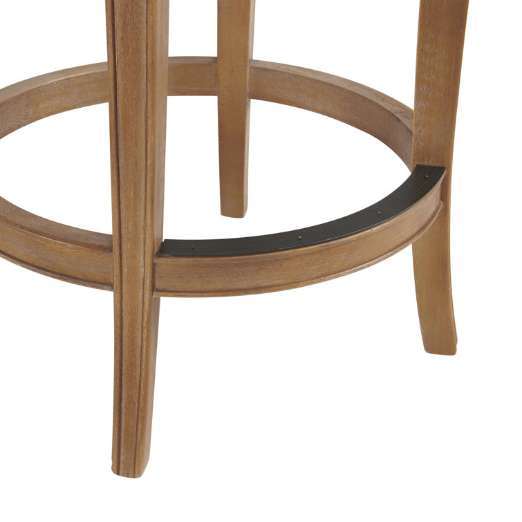 Hanover Weathered Brown and Beige Swivel Counter Stool Set