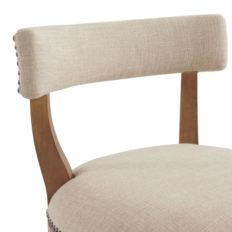Hanover Weathered Brown and Beige Swivel Counter Stool Set