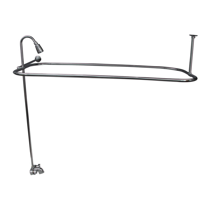 60'' White Acrylic Clawfoot Freestanding Soaking Tub