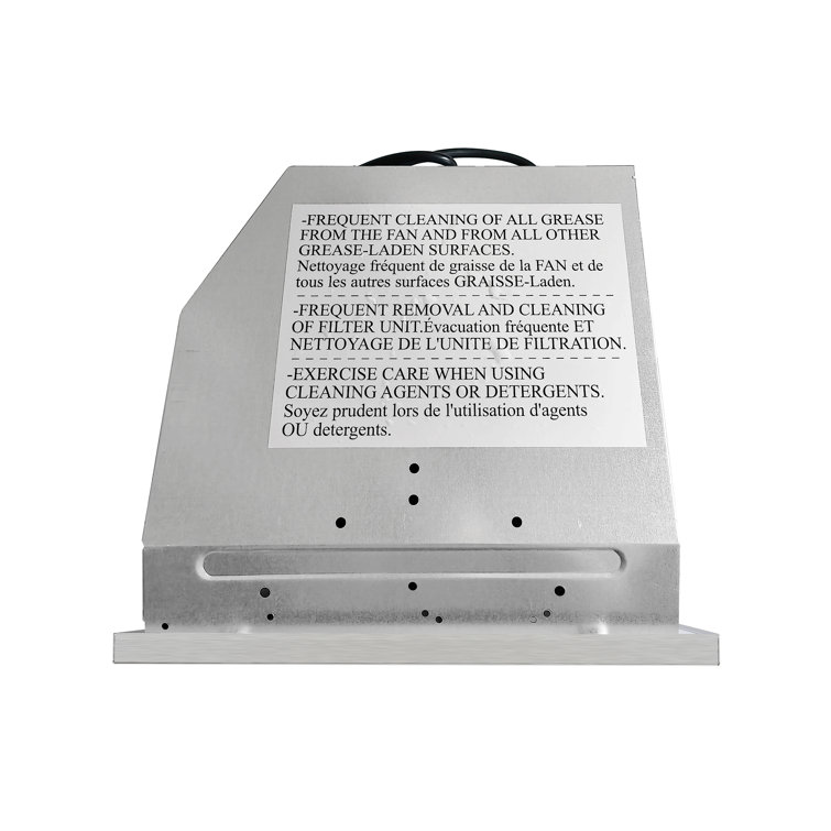 Cosmo 30-Inch Stainless Steel Insert Range Hood with LED Lights