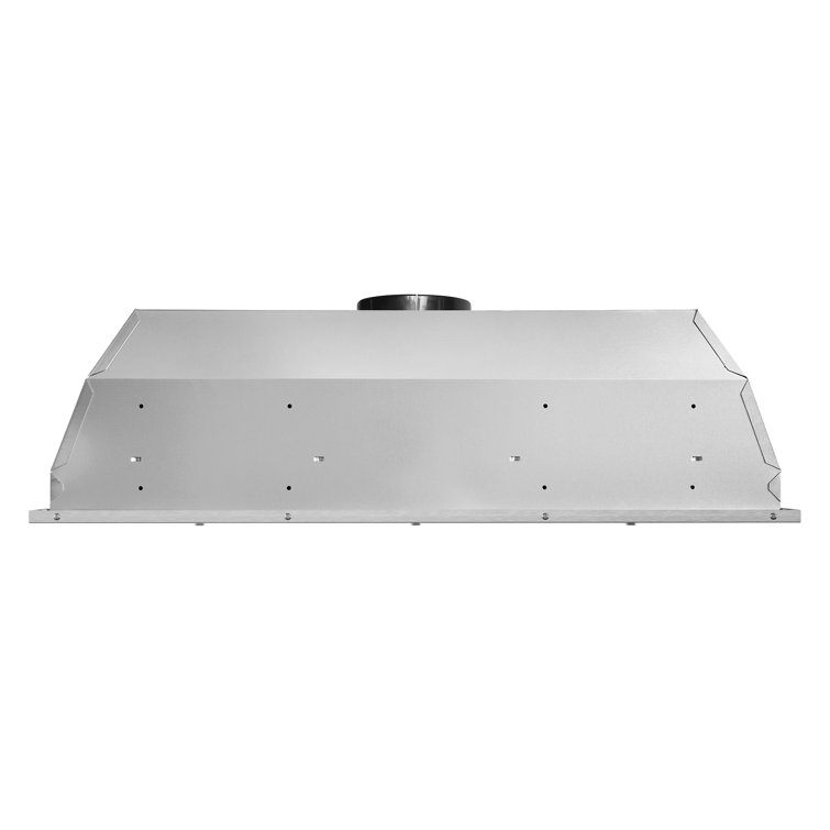 Cosmo 36" Stainless Steel Insert Range Hood with LED Lights