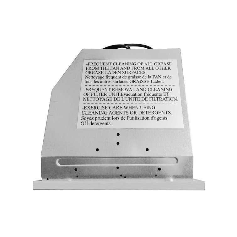 Cosmo 36" Stainless Steel Insert Range Hood with LED Lights