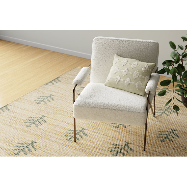 Orchard Verdure 10' x 14' Hand-Woven Wool and Chenille Area Rug