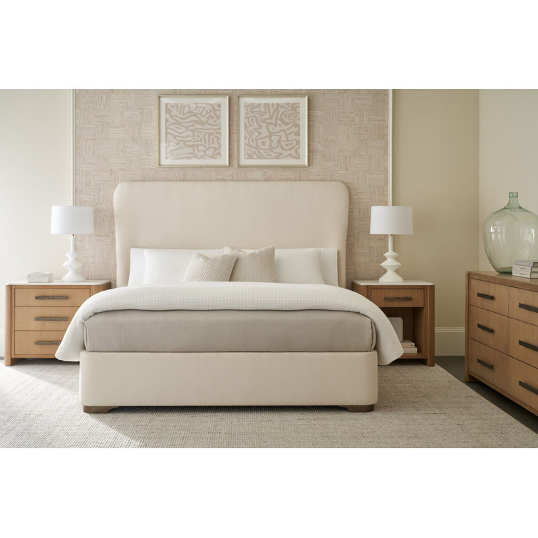 Opal White Marble Top 3-Drawer Nightstand