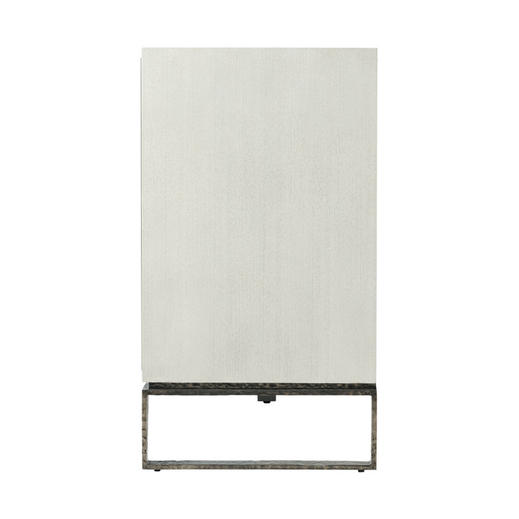 Essence 80'' White Oak and Metal Sideboard