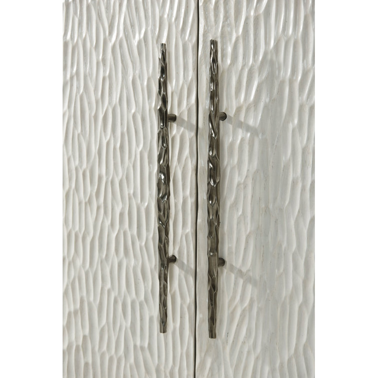 Essence 80'' White Beech and Metal Sideboard