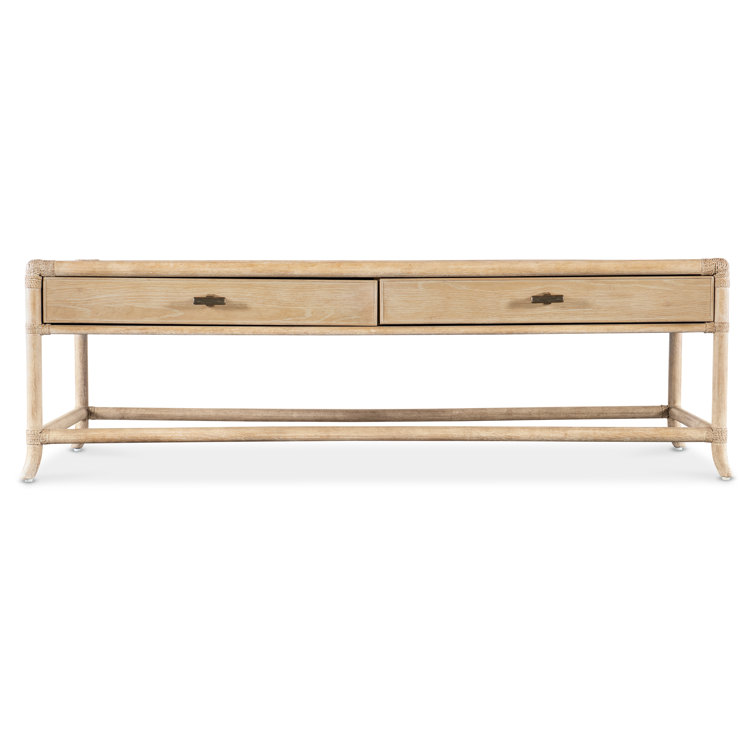 Dune Brown Oak and Maple Rectangular Coffee Table with Storage