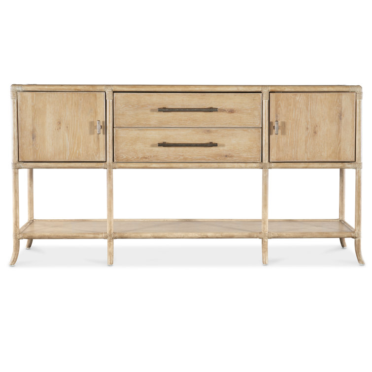 Retreat 70'' Beige Oak and Maple Sideboard