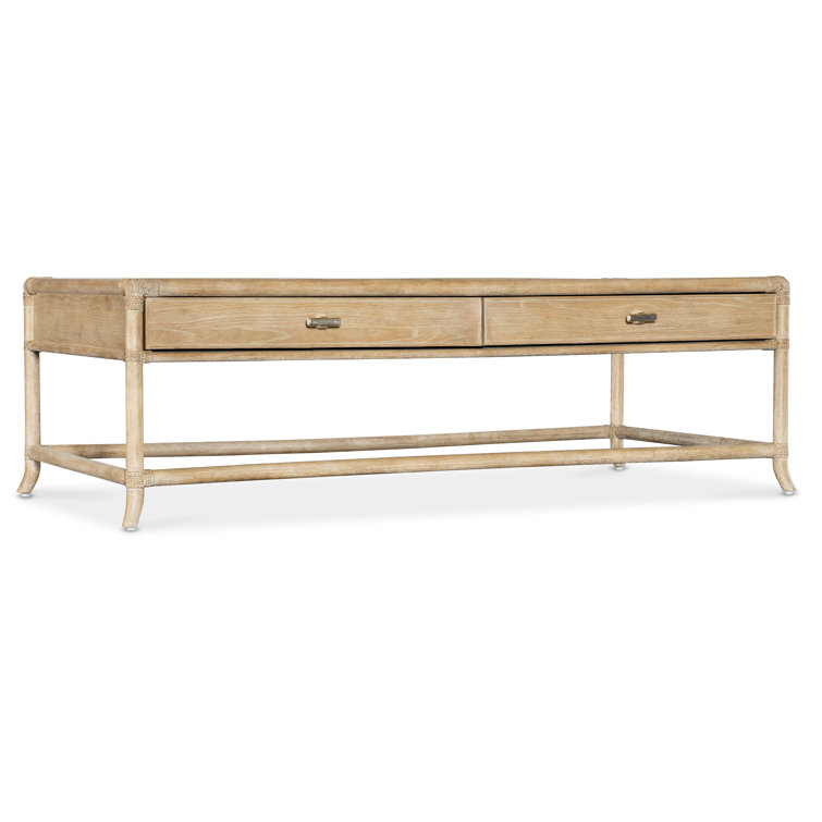 Dune Brown Oak and Maple Rectangular Coffee Table with Storage