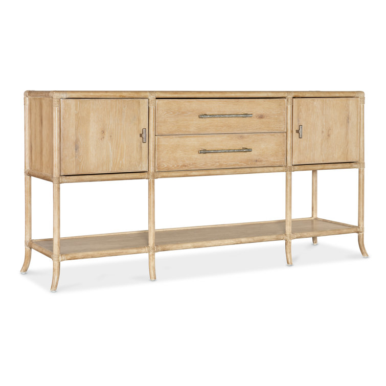 Retreat 70'' Beige Oak and Maple Sideboard