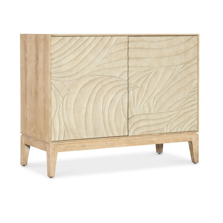 Beige Oak Veneer 3-Drawer Transitional Nightstand
