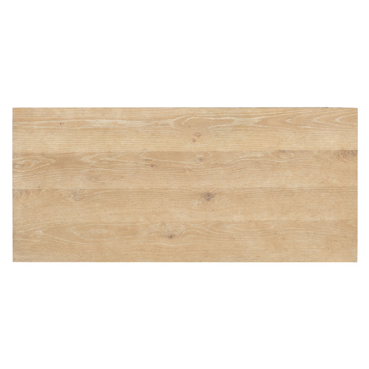 Beige Oak Veneer 3-Drawer Transitional Nightstand
