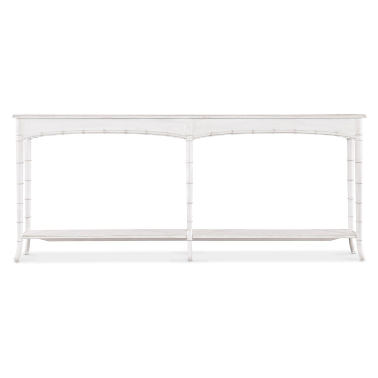 Charleston White 80'' Coastal Rectangular Console Table