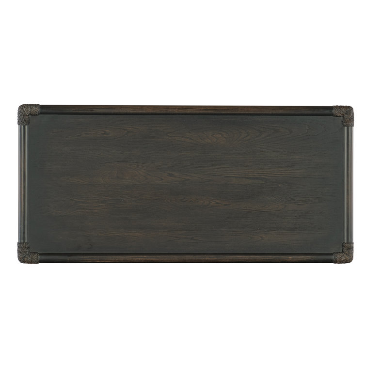 Black Sand 3-Drawer Bamboo and Maple Nightstand