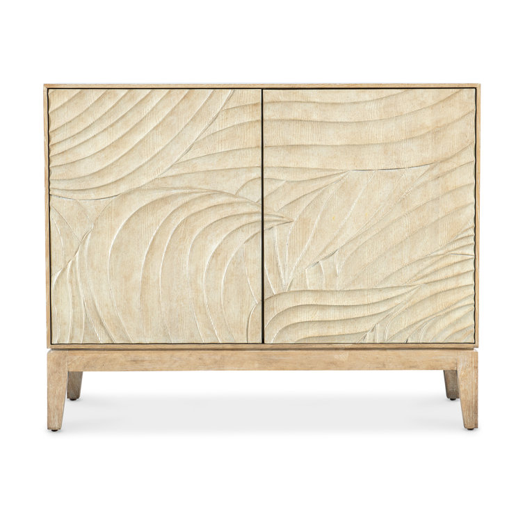 Beige Oak Veneer 3-Drawer Transitional Nightstand