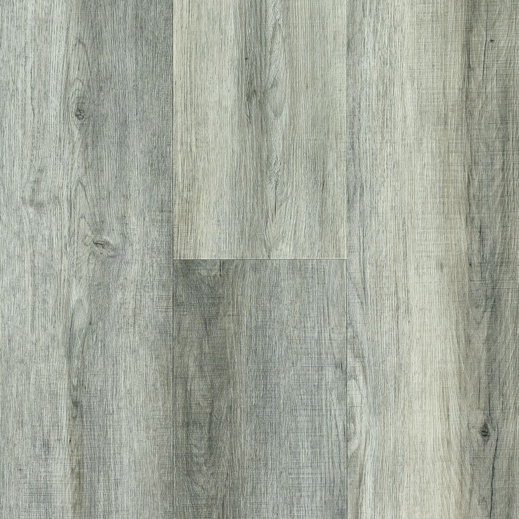London Fog Light Gray Waterproof Vinyl Plank Flooring