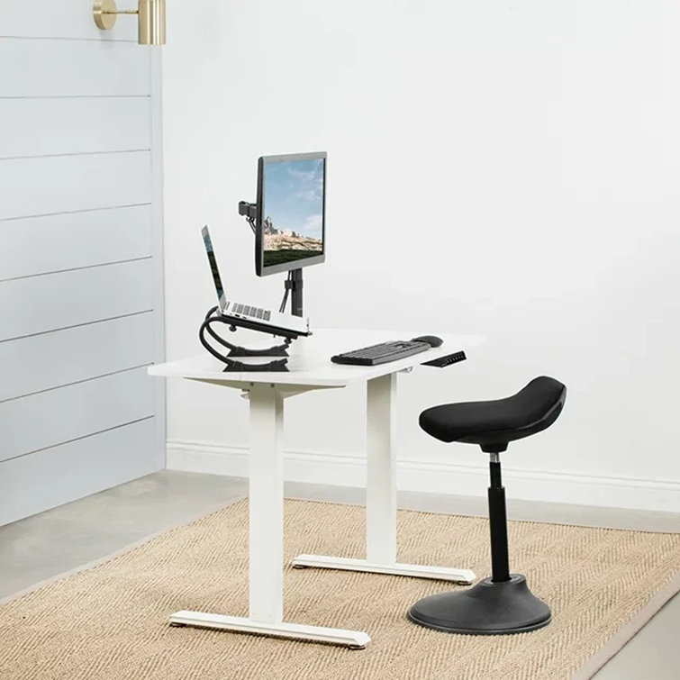 Elevate 44" White Electric Adjustable Standing Desk
