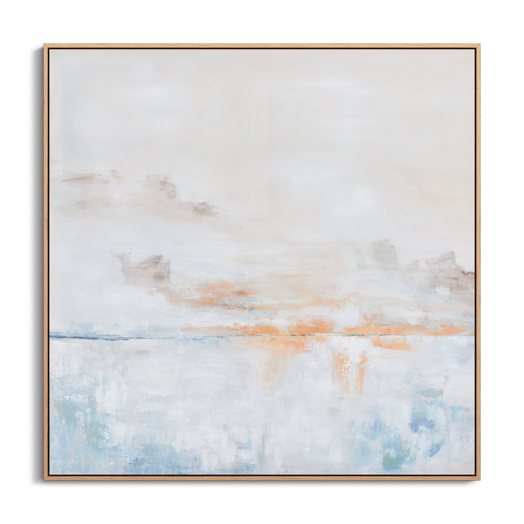 Large Square Gold Framed Canvas Oil Painting Print