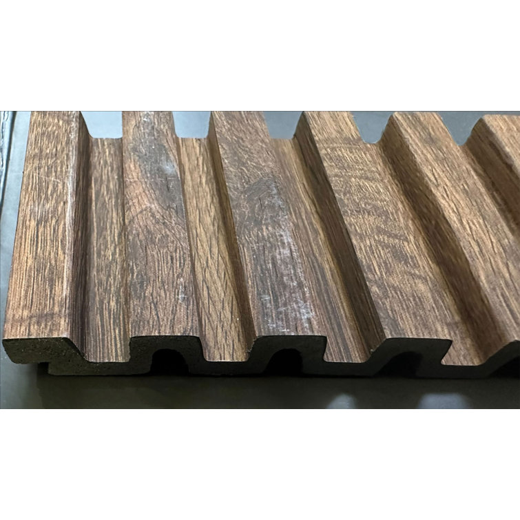 Walnut 94.5" 3D Wood Slat Wall Panels