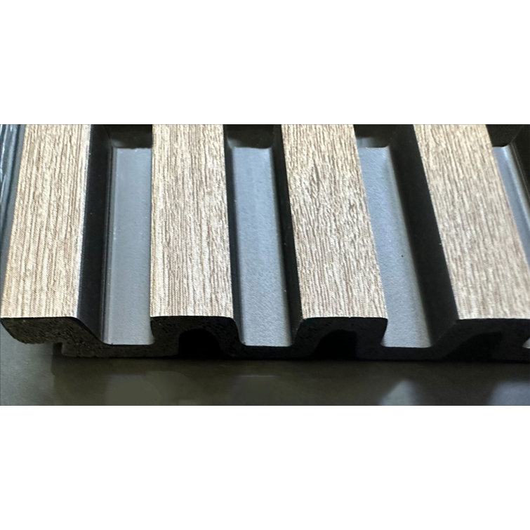 Ash 9.5" x 112" 3D Water Resistant Wood Wall Panels