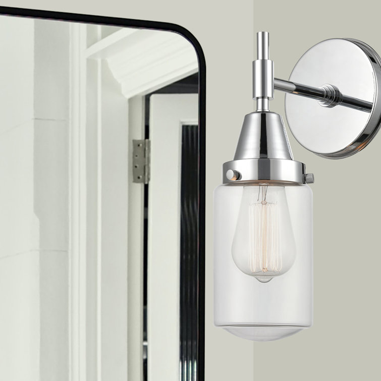 Gayle Chrome 11.75'' LED Vanity Sconce with Clear Shade