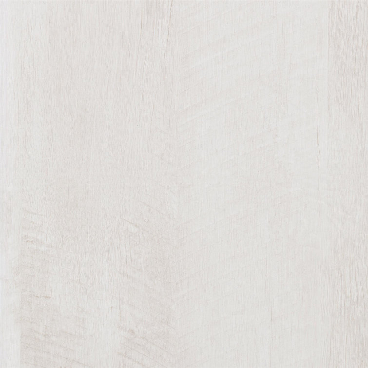 Ivory Oak 3-Door Wall Cabinet with Hanging Rod