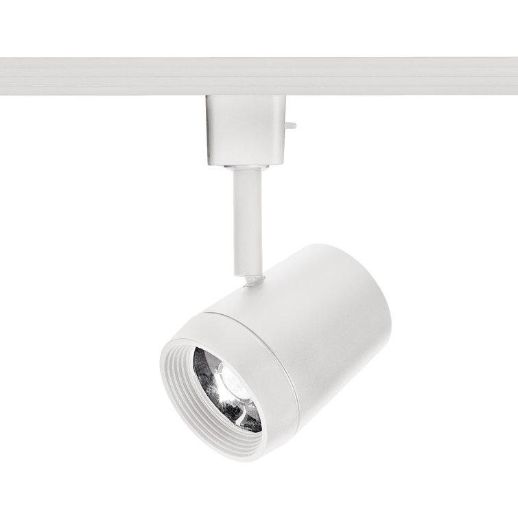 White Adjustable LED Track Head Light with Anti-Glare Design