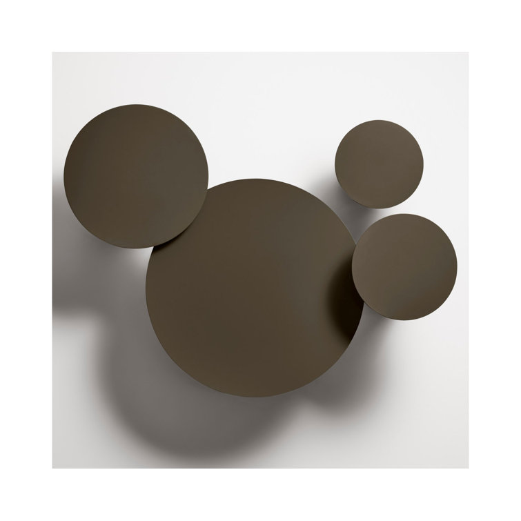Dark Olive Metal Indoor/Outdoor Side Table