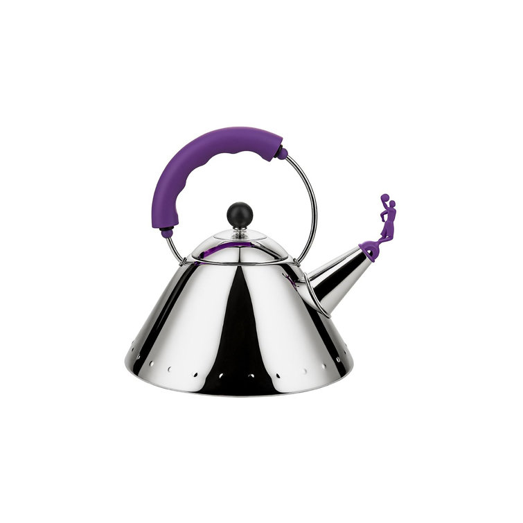 Limited Edition Purple Handle Stainless Steel Whistling Kettle
