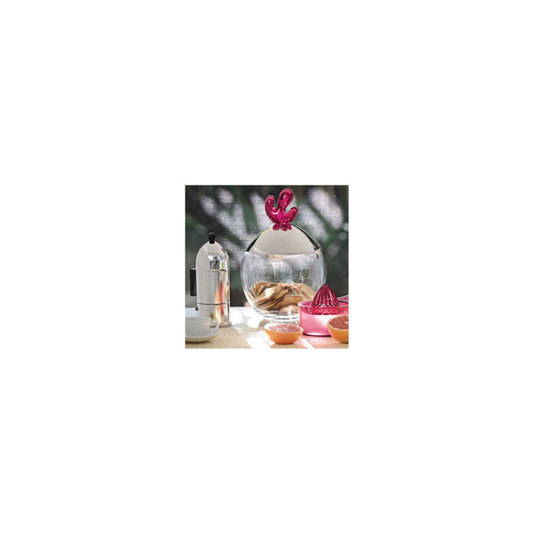 Alessi La Cupola Silver Aluminum 3-Cup Espresso Maker