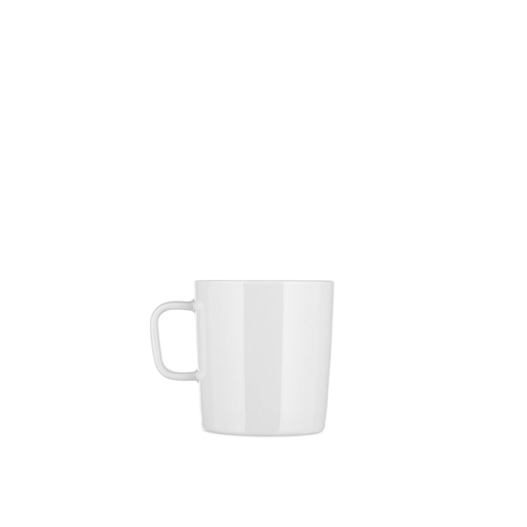 White Ceramic Microwave Safe Mug Set