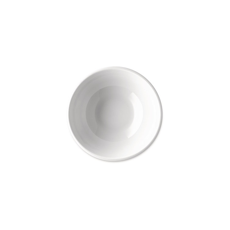 White Ceramic 10.25" Minimalist Salad Serving Bowl