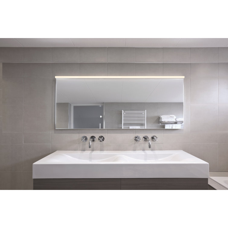 Stix Plus 60'' Bright Satin Aluminum Dimmable LED Bath Bar