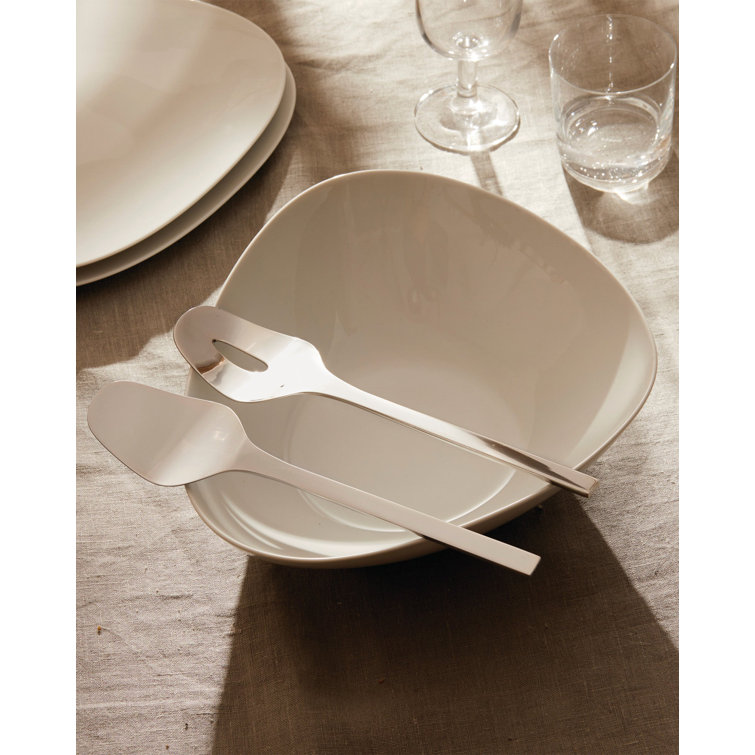 Porcelain White Ceramic Microwave Safe Salad Serving Bowl