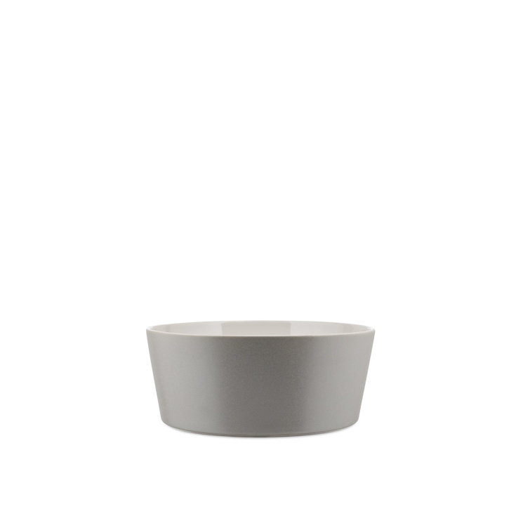 Light Grey Ceramic Microwave Safe Salad Serving Bowl