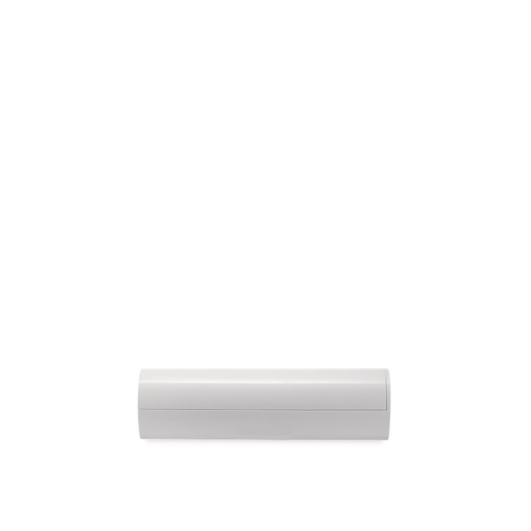 White Minimalist Rectangular Lidded Cotton Pad Dispenser