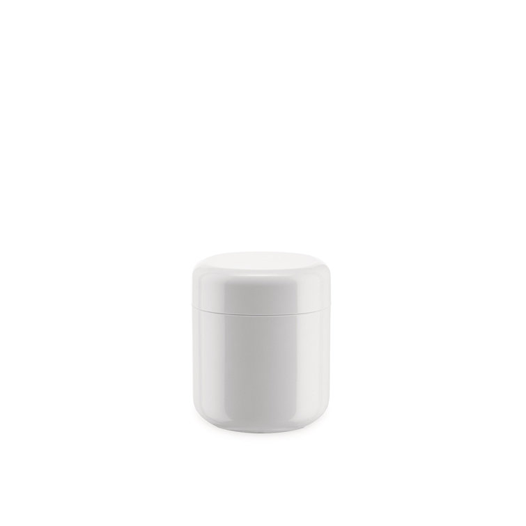 White Minimalist Cotton Swabs Holder