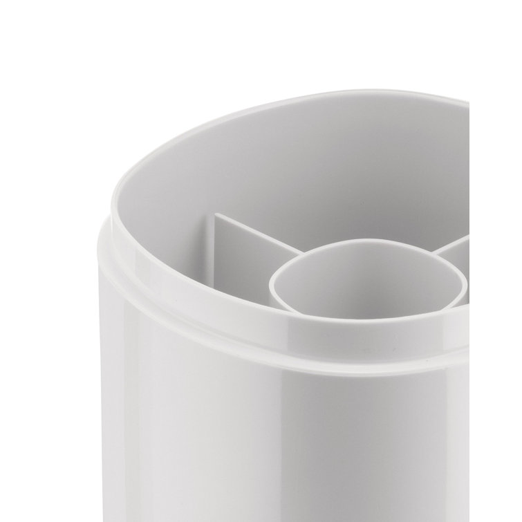 White Minimalist Cotton Swabs Holder