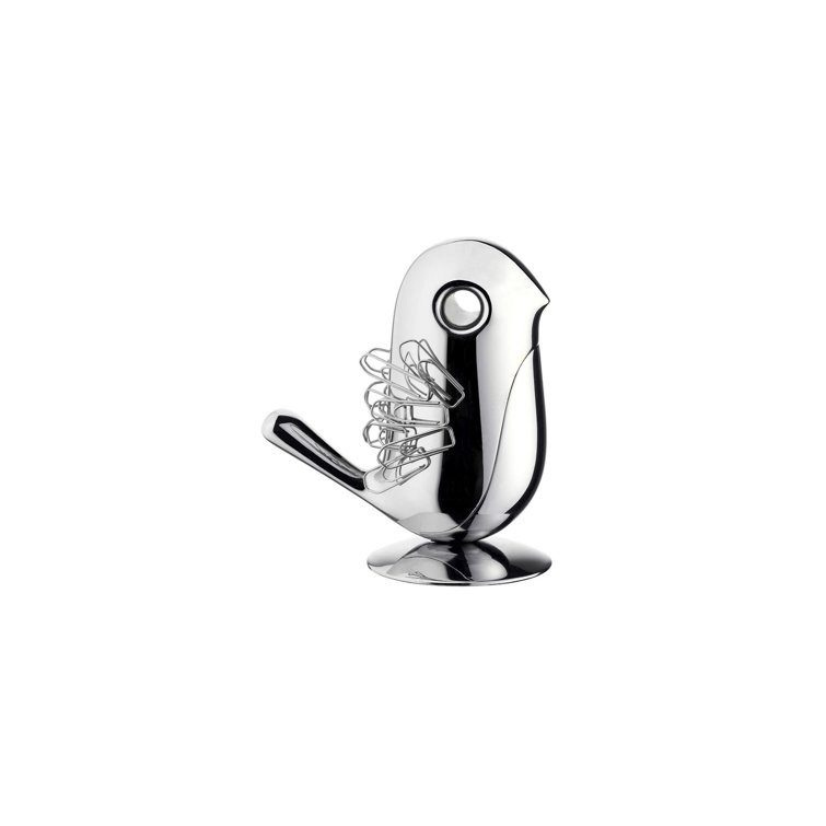 Steel Bird-Shaped Magnetic Paper Clip Holder