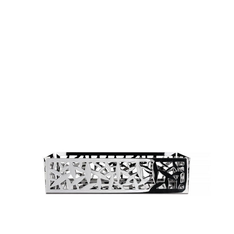 Cactus Design Stainless Steel Flat Napkin Holder