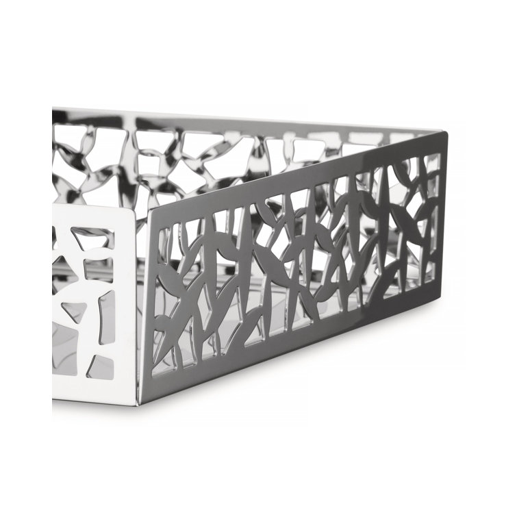 Cactus Design Stainless Steel Flat Napkin Holder