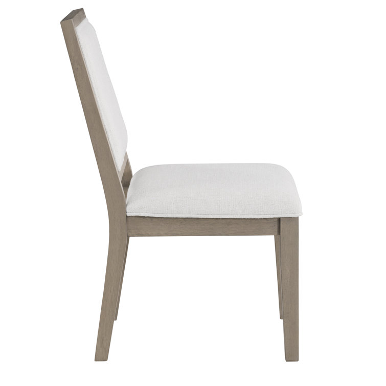 Lily Light Brown Wood Extendable Dining Set with 4 Upholstered Chairs