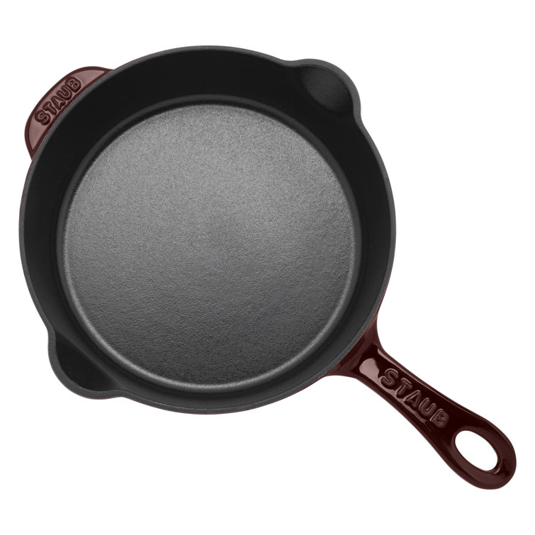 Grenadine Cast Iron 8.5-inch Deep Skillet with Ceramic Coating