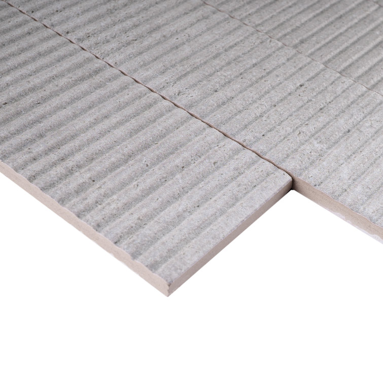 Gray 3x12 Matte Ceramic Brick Look Subway Wall Tile