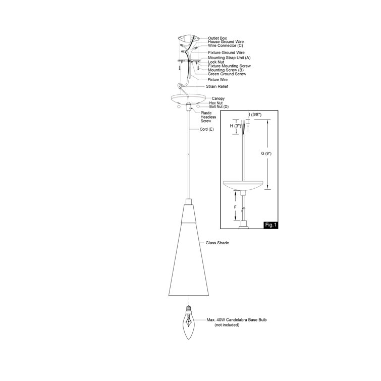 Milano Satin Nickel Mini Cone Pendant Light