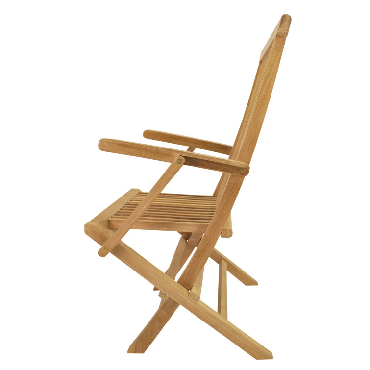 Classic Teak Folding Outdoor Armchair